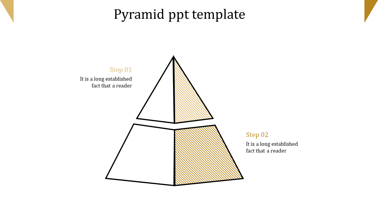 Simple Pyramid PPT Template For Your Presentations